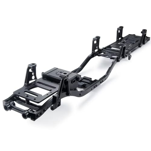 Châssis 6x6 en Métal et Carbone 1/10 pour Voiture RC Axial SCX10