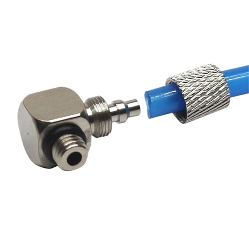 Tubo neumático 4 mm conector rápido M-5H-4 manguera de aire M5 3