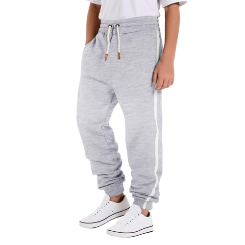 Boys Joggers Sweatpants Baggy Sweats Kids Fleece Elastic Waist Sweat Pants Athlteic Track Pants Casual Clothes Bottoms 5-16Y