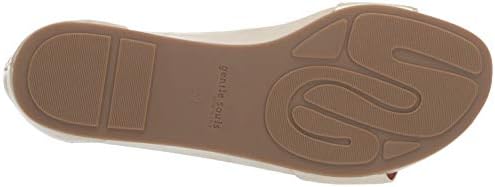 Gentle Souls by Kenneth Cole Women's Women's Gisele Low Wedge T-Strap Sandal, Ice, 6 | Image 3