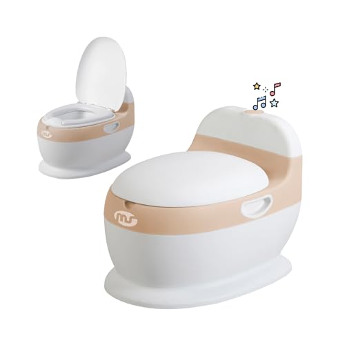 MS BabyWorld - Orinal Baby Potty - Orinal infantil con cubeta de plástico extraible | Orinal de aprendizaje bebé | Inodoro infantil | Fácil de Guardar | Portátil para Casa o para Llevar de Viaje