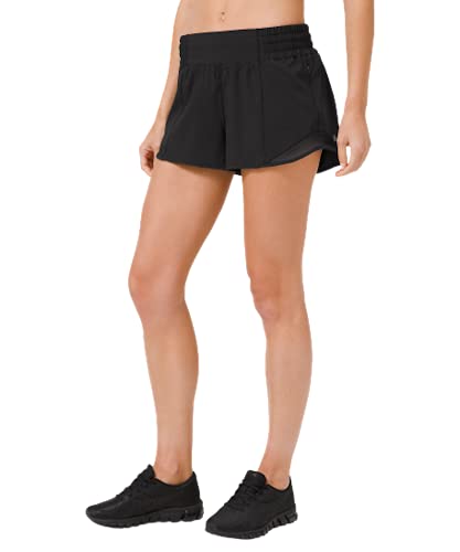 Lululemon Athletica Lululemon Hotty Hot High-Rise Short 2.5 Inch (Black, Size 6, Numeric_6)