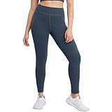 Hanes Women's Leggings, Ankle-Length Leggings for Women, Stretch Cotton-Spandex Leggings, High Waist, 27
