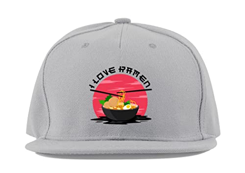 Casquette Ramen en coton gris pour vos sorties urbaines et soirées street food décontractées