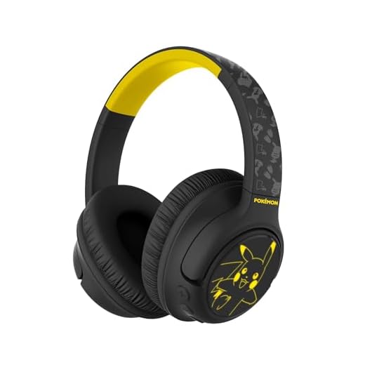 OTL Technologies Auriculares INALÁMBRICOS Pokemon Pikachu Plegables con LUZ LED