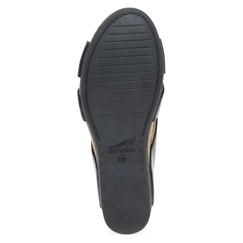 Dansko Shyla Wedge Sandal for Women - Cork/EVA Wedge with Arch Support -Fully Adjustable Straps-Lightweight Rubber Outsole3