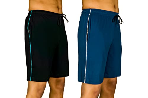 0-DEGREE Men's Regular Fit Shorts with Zip Pocket