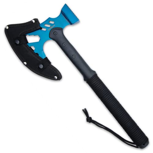 Ridge Runner Tactical Multi-Tool Hammer and Axe with Sheath (Blue)