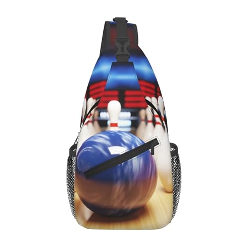 Bolso cruzado de hombro para hombre negro miniatura 1