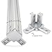 BLCCLOY 8Pcs 10 Series Aluminum Extrusion Profile Tri Bracket 3-Way End Corner Right Angle 1