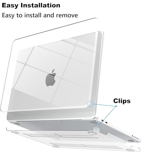 Image of Midkart Compatible with MacBook Neo Case 13 inch 2026 Release Model A3404 with A18 Pro Chip Hard Shell Case Cover with Keyguard and Dustplugs, Crystal Clear