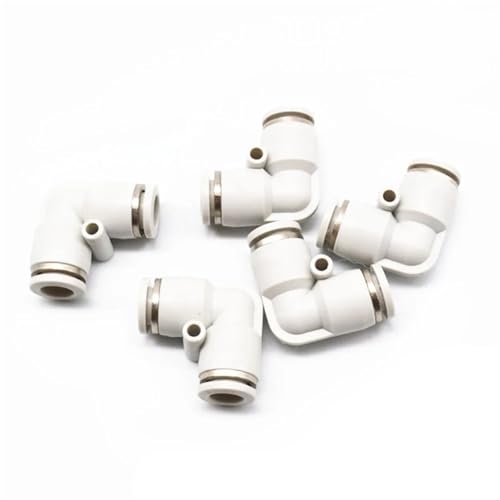 Codo neumático de 4 mm accesorio de unión rápida de plástico para manguera de aire DASEB 4