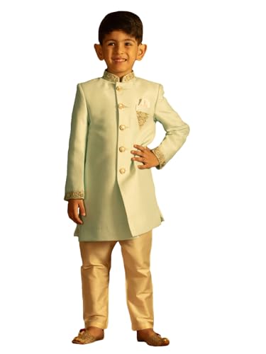 Image of VASTRAMAY Boy's Blended Sherwani Set