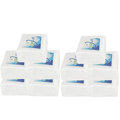 JEBBLAS Ultrasoft Dry Baby Wipes, Gentle Disposable Cleansing Cloths, Dry Wipe Great for Sensitive Skin and can be Used as Baby Washcloths, Incontinence Wipes, Makeup Wipes 240 Count