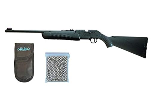 Outletdelocio Carabina Perdigón Escopeta balines 4,5mm. + Funda Portabalines + Balines. 23054/13275 | Ya disponible en tu tienda friki favorita! En mundofriki.es!