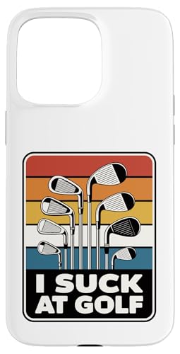 I Suck At Golf Joke ʔSt s Ȓj St X}zP[X iPhone 15 Pro Max p