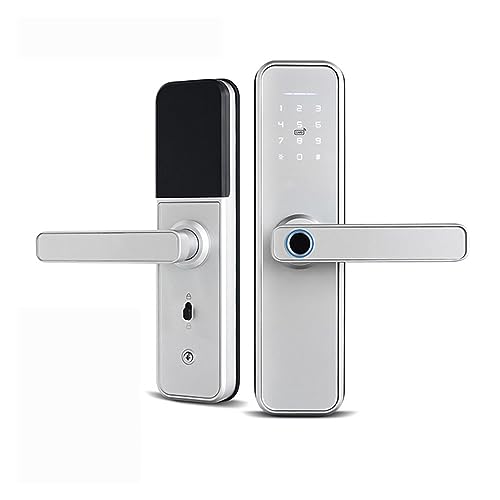 Serrure de porte TT Lock X5 argent pour entrer sans clé à la maison
