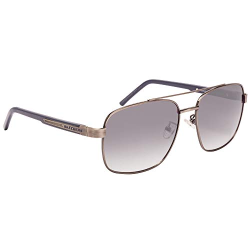 Image of Skechers Men UV Protected Rectangle Sunglasses