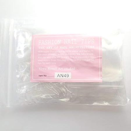 Amazon Dinaネイル クリアネイルチップ レギュラーオーバル ５０枚 １０サイズ計５００枚 ネイルチップ ノーブランド品 ネイルチップ 通販