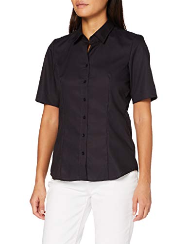 Preisvergleich Produktbild Seidensticker Damen Bluse , Schwarz (Schwarz 39), 42