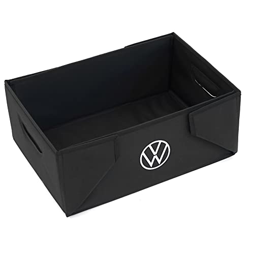 Volkswagen 7T0061109A Faltbox Tasche Box Kofferraumbox Einkaufskorb Faltkiste, schwarz