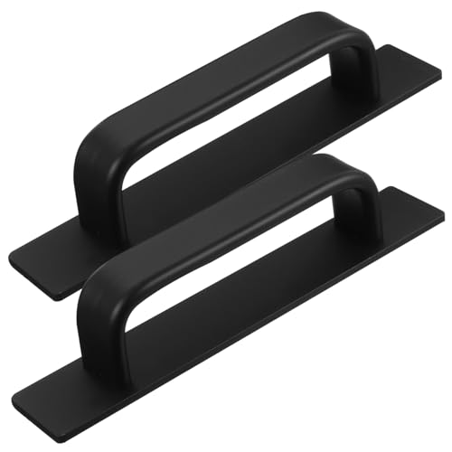 UKCOCO 2 piezas Tiradores Autoadhesivos para Puertas y Armarios Diseño sin Perforación Antióxido y Duradero para Cocina Baño y Ventanas