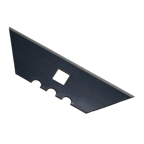 Image of ToolPro Shadowline Cutter - Stainless Steel Reveal and Shadow-Line Trim Tool for Drywall L-Bead and Finished Ceiling Edges (Replacement Blades)
