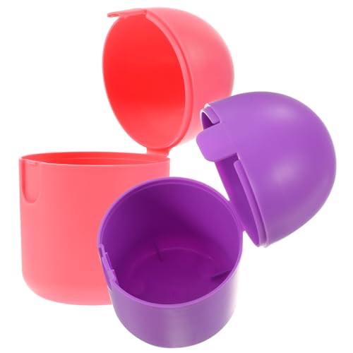 MOLUCKFU 2pcs Period Cups Microwave Cleaning Case Personal Items Cleaner Mini Steam Cleaner Steam Cleaners Colored Storage Women Accessory Tool Wash Boil Pp