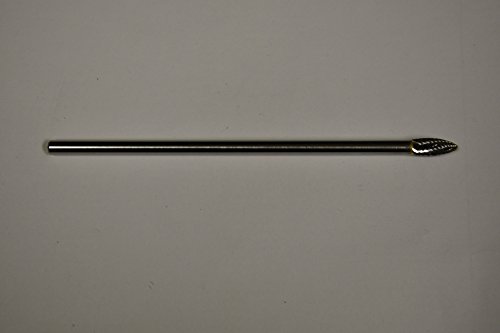 Fresa sólida de carburo SH-2L6 5/16" x 3/4" con mango de acero 6" miniatura 4