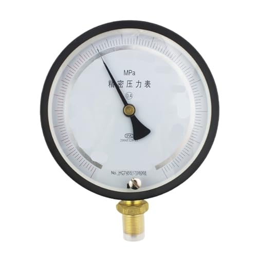 Manomètre de précision ZB-150 boîtier robuste cadran 150mm pour vide et pression
