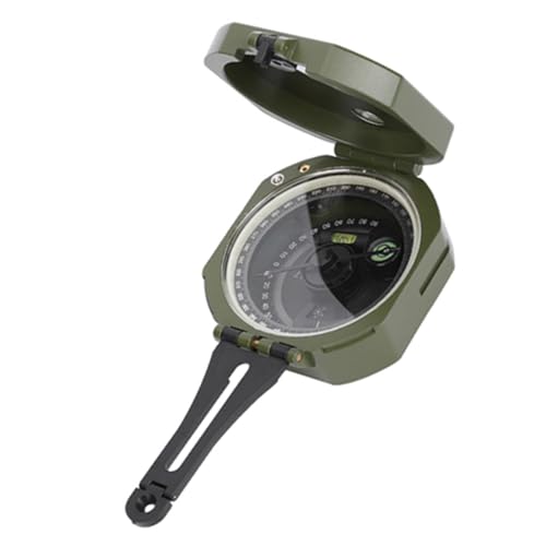 Brújula geológica profesional Fabater de alta precisión, impermeable, con dial fluorescente y ajustador de declinación magnética, resistente a golpes, para topografía y orientación miniatura 7