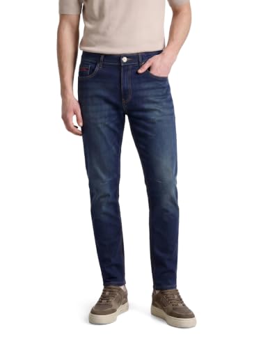 Image of The Indian Garage Co Men Carrot Fit Paint Splash Mid-Rise Stretchable Jeans