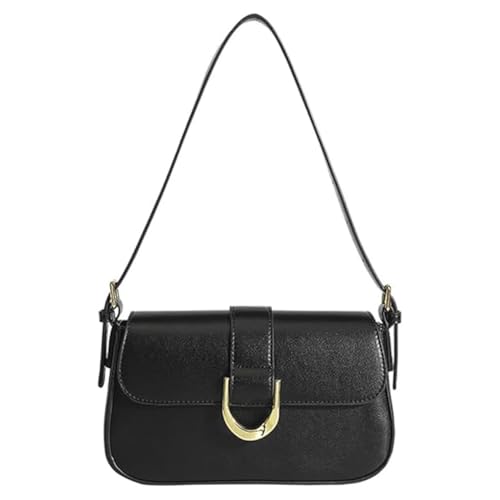 Image of Womens Shoulder Bag, Womens Crescent Shoulder Bag Y2K Crescent Purse Black Bag Shoulder Bag Small Hobo Purse