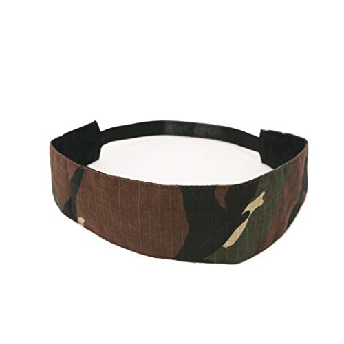 Mia Army Camouflage Headband, Headwrap Hair Accessory w/Camouflage Military Print, on Elastic Rubber Band, for Women, Teens, Girls 1pc