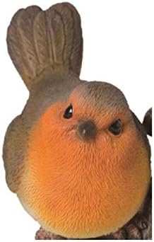 Vivid Arts - Robin on Garden Tap Home or Garden Decoration (BG-RB02-F)