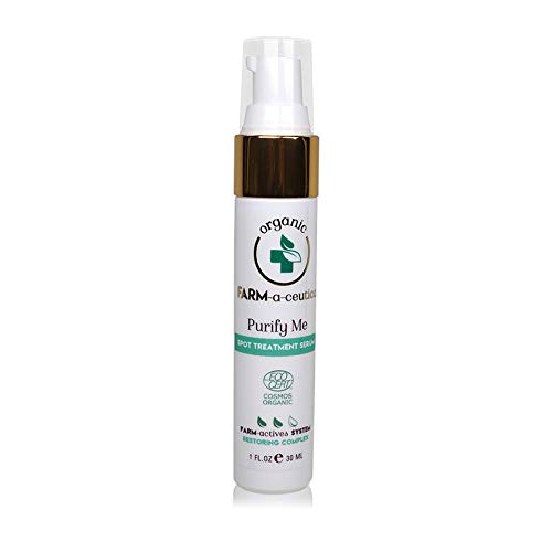 Balanced Guru PURIFY Me acne spot treatment serum - certified organic - vegan, non-GMO, gluten free, pH balanced - 1 fl. Oz