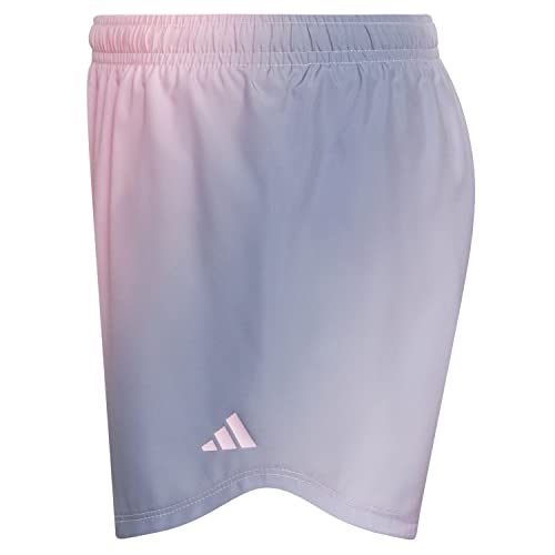 adidas Girls' Elastic Waistband Ombré Shorts2