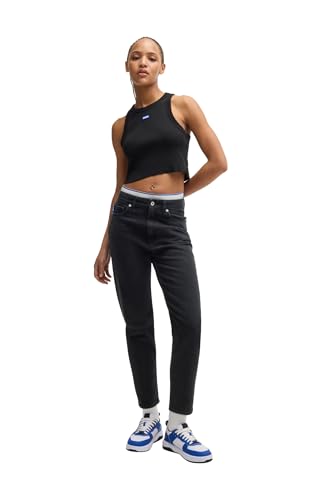 Jeans noir HUGO Noe_B femme W30 L32 fini les jeans qui se détendent - 2