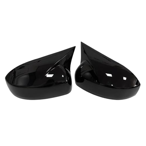 Coque rétroviseur klaxon pour Nissan Tiida Hatchback 2011-2015 noir brillant