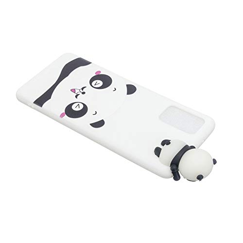 LCHDA for Samsung Galaxy S21 Plus 6.7 Inch Case, Super Cute 3D Cartoon Lovely Animals Painted Kawaii Funny Soft TPU Silicone Flexible Protective Back Phone Cover Skin for Teen Girls Boys - Shy Panda4