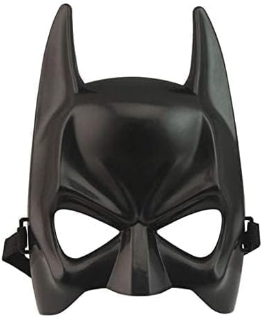 ARYANSH SHOPPE Halloween Adult Masquerade Mask Half Face Costume Equipment Jet Black (PACK OF 1)