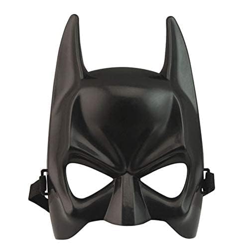 ARYANSH SHOPPE Halloween Adult Masquerade Mask Half Face Costume Equipment Jet Black (PACK OF 1)