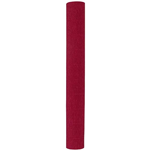 Crepe Paper Roll, Heavy Italian 180 G, 13.3 Sqft, Carmino Red #TOP2