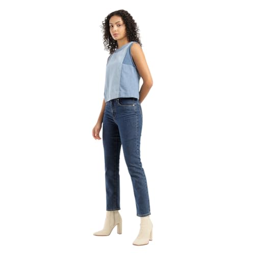 Image of Levi's Women's 724 High Rise Slim Straight Fit Jeans