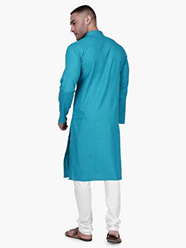 Image of Rajubhai Hargovindas Men's Premium Cotton Solid Kurta