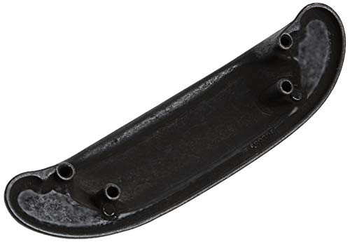 Hickory Hardware Refined Rustic Collection Cup Drawer Pulls, Kitchen Handles For Cabinets And Drawers And Bathroom Hardware, 3-3/4 Inch Center To Center, Black Iron, 1 Pack #TOP5