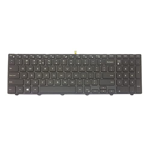 Wefly Laptop Keyboard for Dell Inspiron 15 3000 5000 3541 3542 3543 3551 3558 5542 5545 5547 5558 5559 Series Backlight (Black)