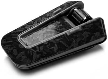 MC MOTOPARTS Matte Black Forged Carbon Fiber Protective Cover Wra...