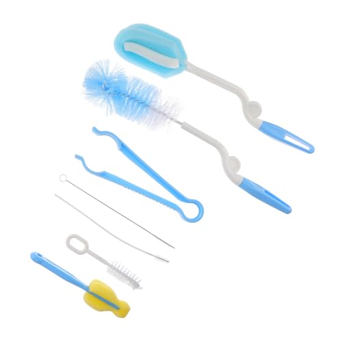 Ipetboom Cepillos De Limpieza para Biberones Cepillo Botellas De Nailon Kit De Limpieza para Bebés Paja para Biberón para Limpiar Biberones y Artículos De para Bebés