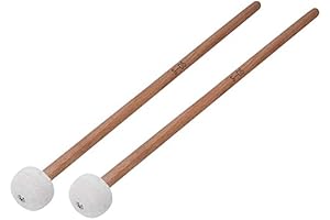 Soft Felt Mallet Drum Mallets for Timpani and Snare Drum with Wooden Handle
